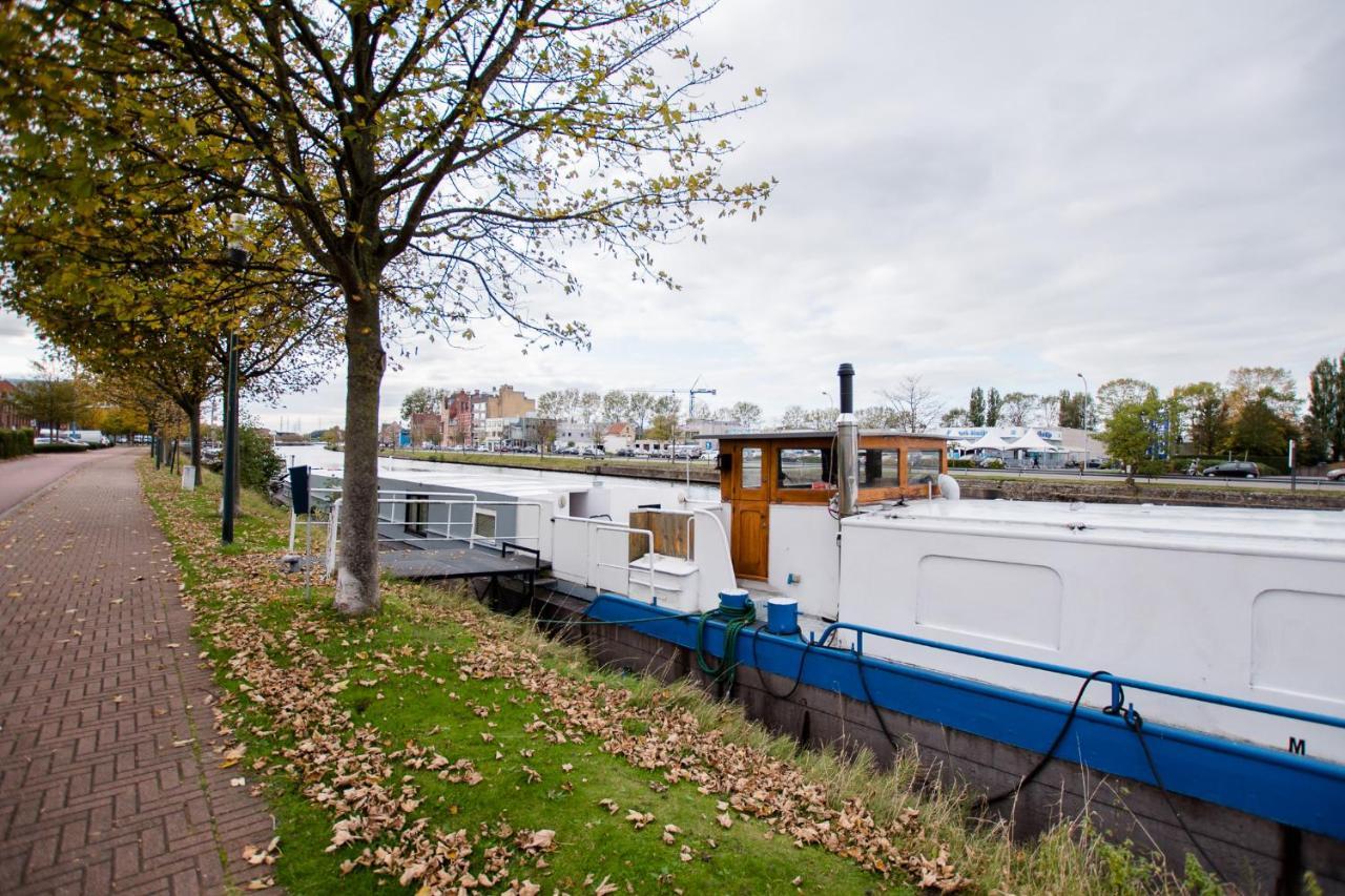 Houseboat Jana - With Sauna And Terrace Hotel Brugge Ngoại thất bức ảnh